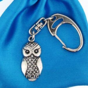 Nøkkelring i Tinn - Ugle